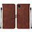 Funda de Cuero Cartera con Soporte Carcasa Y01B para Samsung Galaxy A03 Core Marron