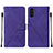 Funda de Cuero Cartera con Soporte Carcasa Y01B para Samsung Galaxy A04s Morado