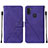 Funda de Cuero Cartera con Soporte Carcasa Y01B para Samsung Galaxy A11 Morado