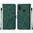 Funda de Cuero Cartera con Soporte Carcasa Y01B para Samsung Galaxy A11 Verde