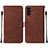 Funda de Cuero Cartera con Soporte Carcasa Y01B para Samsung Galaxy A13 5G Marron