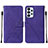 Funda de Cuero Cartera con Soporte Carcasa Y01B para Samsung Galaxy A23 5G Morado