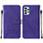 Funda de Cuero Cartera con Soporte Carcasa Y01B para Samsung Galaxy A53 5G Morado