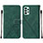 Funda de Cuero Cartera con Soporte Carcasa Y01B para Samsung Galaxy A53 5G Verde