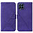 Funda de Cuero Cartera con Soporte Carcasa Y01B para Samsung Galaxy M53 5G Morado