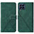 Funda de Cuero Cartera con Soporte Carcasa Y01B para Samsung Galaxy M53 5G Verde