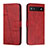 Funda de Cuero Cartera con Soporte Carcasa Y01X para Google Pixel 6a 5G Rojo