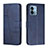 Funda de Cuero Cartera con Soporte Carcasa Y01X para Motorola Moto G Stylus (2023) 4G Azul