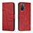 Funda de Cuero Cartera con Soporte Carcasa Y01X para Oppo A53s 5G Rojo