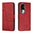 Funda de Cuero Cartera con Soporte Carcasa Y01X para Oppo Reno10 Pro+ Plus 5G Rojo