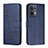 Funda de Cuero Cartera con Soporte Carcasa Y01X para Oppo Reno9 Pro 5G Azul