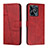 Funda de Cuero Cartera con Soporte Carcasa Y01X para Realme C53 India Rojo