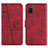 Funda de Cuero Cartera con Soporte Carcasa Y01X para Samsung Galaxy F02S SM-E025F Rojo