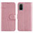 Funda de Cuero Cartera con Soporte Carcasa Y01X para Samsung Galaxy S20 Plus 5G Oro Rosa