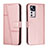 Funda de Cuero Cartera con Soporte Carcasa Y01X para Xiaomi Mi 12T Pro 5G Oro Rosa