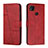 Funda de Cuero Cartera con Soporte Carcasa Y01X para Xiaomi POCO C3 Rojo