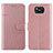 Funda de Cuero Cartera con Soporte Carcasa Y01X para Xiaomi Poco X3 Pro Oro Rosa