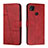 Funda de Cuero Cartera con Soporte Carcasa Y01X para Xiaomi Redmi 9 Activ Rojo