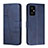 Funda de Cuero Cartera con Soporte Carcasa Y01X para Xiaomi Redmi Note 11R 5G Azul