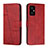 Funda de Cuero Cartera con Soporte Carcasa Y01X para Xiaomi Redmi Note 11R 5G Rojo