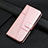 Funda de Cuero Cartera con Soporte Carcasa Y01X para Xiaomi Redmi Note 12 Pro 5G Oro Rosa