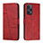 Funda de Cuero Cartera con Soporte Carcasa Y01X para Xiaomi Redmi Note 12 Turbo 5G Rojo