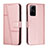 Funda de Cuero Cartera con Soporte Carcasa Y01X para Xiaomi Redmi Note 12S Oro Rosa