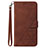 Funda de Cuero Cartera con Soporte Carcasa Y02B para Google Pixel 8 5G Marron