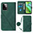 Funda de Cuero Cartera con Soporte Carcasa Y02B para Motorola Moto G Power 5G (2023) Verde