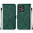 Funda de Cuero Cartera con Soporte Carcasa Y02B para Motorola Moto G Stylus (2023) 4G Verde