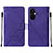 Funda de Cuero Cartera con Soporte Carcasa Y02B para OnePlus Nord CE 3 Lite 5G Morado