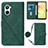 Funda de Cuero Cartera con Soporte Carcasa Y02B para Realme 10 4G Verde