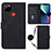 Funda de Cuero Cartera con Soporte Carcasa Y02B para Realme 7i RMX2193 Negro