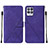 Funda de Cuero Cartera con Soporte Carcasa Y02B para Realme 8i Morado