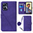 Funda de Cuero Cartera con Soporte Carcasa Y02B para Realme C55 Morado