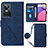 Funda de Cuero Cartera con Soporte Carcasa Y02B para Realme GT Neo3 5G Azul