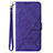 Funda de Cuero Cartera con Soporte Carcasa Y02B para Samsung Galaxy M53 5G Morado