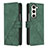 Funda de Cuero Cartera con Soporte Carcasa Y02B para Samsung Galaxy Z Fold5 5G Verde