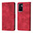 Funda de Cuero Cartera con Soporte Carcasa Y02B para Vivo V23e Rojo