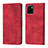 Funda de Cuero Cartera con Soporte Carcasa Y02B para Vivo Y32t Rojo