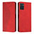 Funda de Cuero Cartera con Soporte Carcasa Y02X para Motorola Moto E22 Rojo