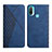 Funda de Cuero Cartera con Soporte Carcasa Y02X para Motorola Moto E30 Azul