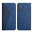 Funda de Cuero Cartera con Soporte Carcasa Y02X para Motorola Moto G Play (2023) Azul