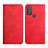 Funda de Cuero Cartera con Soporte Carcasa Y02X para Motorola Moto G Play (2023) Rojo