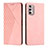 Funda de Cuero Cartera con Soporte Carcasa Y02X para Motorola Moto G Stylus (2022) 4G Oro Rosa