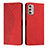 Funda de Cuero Cartera con Soporte Carcasa Y02X para Motorola Moto G Stylus (2022) 5G Rojo