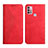 Funda de Cuero Cartera con Soporte Carcasa Y02X para Motorola Moto G10 Power Rojo