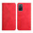 Funda de Cuero Cartera con Soporte Carcasa Y02X para Oppo A53s 5G Rojo