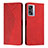 Funda de Cuero Cartera con Soporte Carcasa Y02X para Oppo A56S 5G Rojo