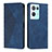 Funda de Cuero Cartera con Soporte Carcasa Y02X para Oppo Reno8 Pro 5G Azul